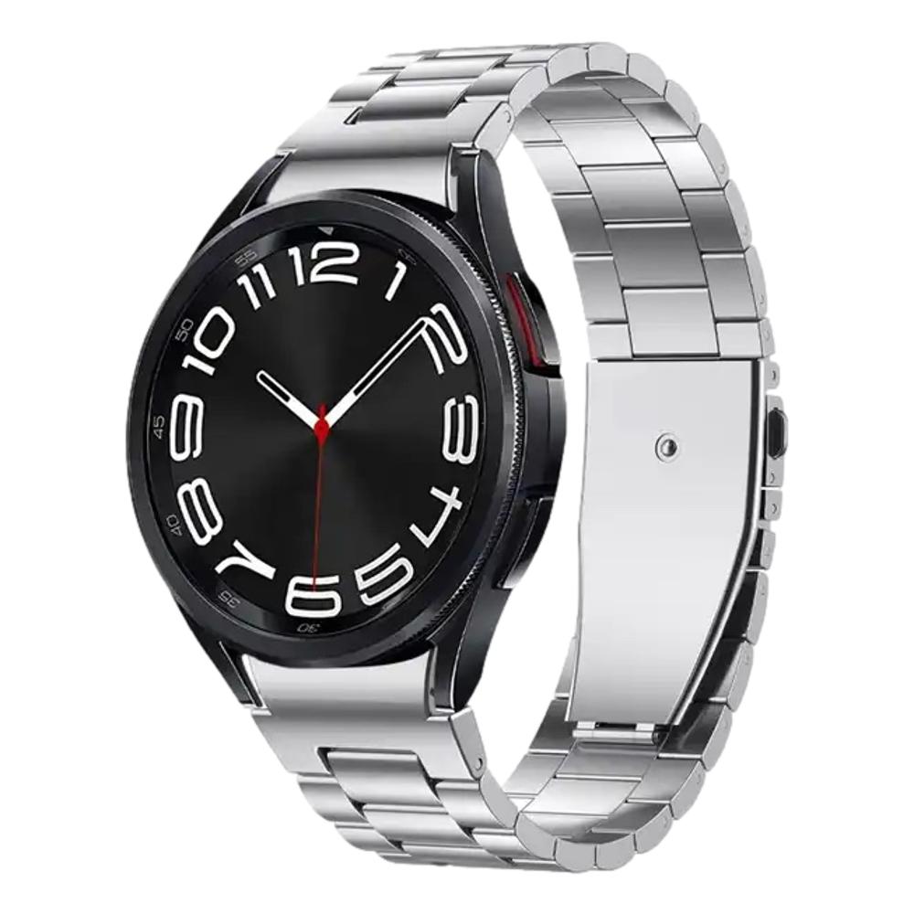 20mm One Click Stainless Steel Link Band for Samsung Galaxy Watch 6
