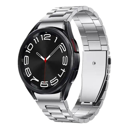 20mm One Click Stainless Steel Link Band for Samsung Galaxy Watch 6