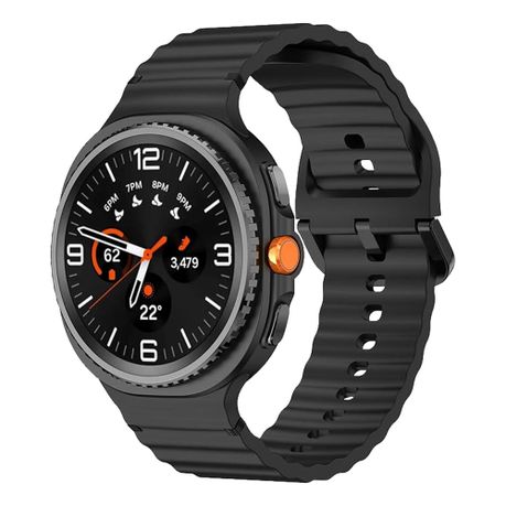 Wavy Stitch Silicone Band compatible with Samsung Galaxy Watch 8 / Classic