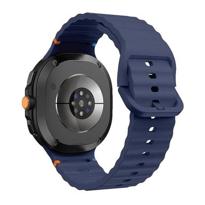 Wavy Stitch Silicone Band compatible with Samsung Galaxy Watch 8 / Classic