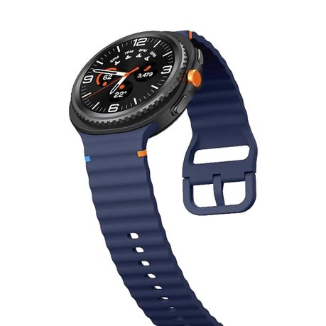 Wavy Stitch Silicone Band compatible with Samsung Galaxy Watch 8 / Classic