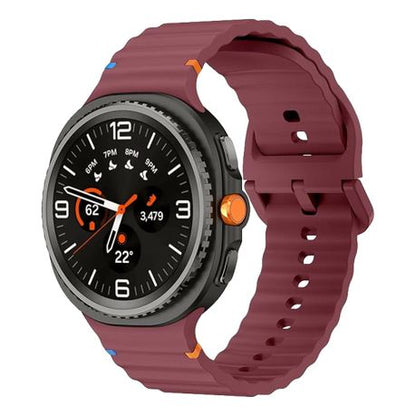 Wavy Stitch Silicone Band compatible with Samsung Galaxy Watch 8 / Classic