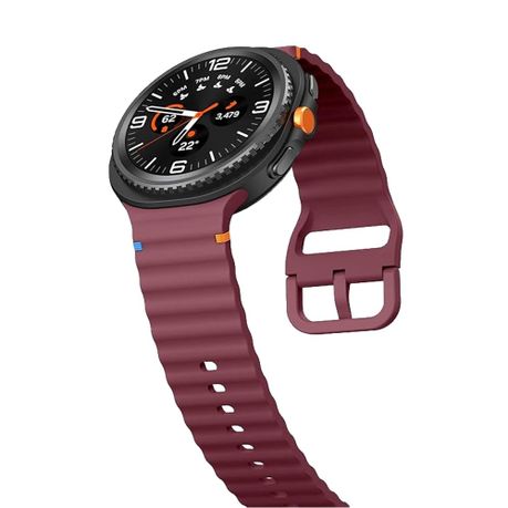 Wavy Stitch Silicone Band compatible with Samsung Galaxy Watch 8 / Classic