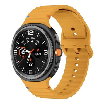 Wavy Stitch Silicone Band compatible with Samsung Galaxy Watch 8 / Classic