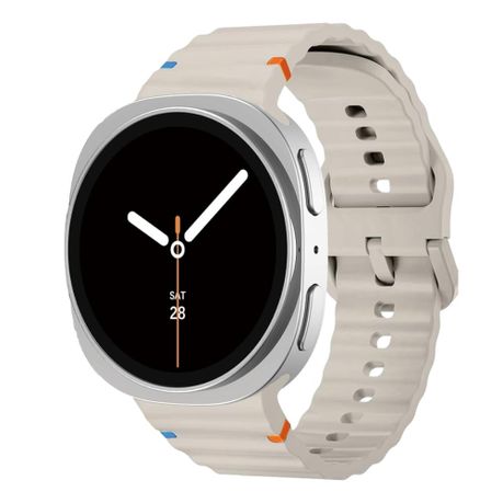 Wavy Stitch Silicone Band compatible with Samsung Galaxy Watch 8 / Classic