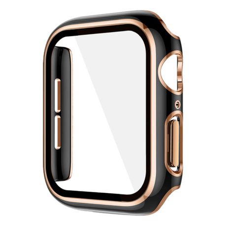 Double Colour PC Glass Case Compatible With Apple Watch Series 10